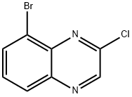 8-bromo-2-chloroquinoxaline Structure