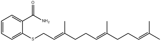 Farnesyl Thiosalicylic Acid Amide, 1092521-74-8, 结构式