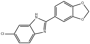 109261-24-7 2-(1,3-BENZODIOXOL-5-YL)-5-CHLORO-1H-BENZIMIDAZOLE