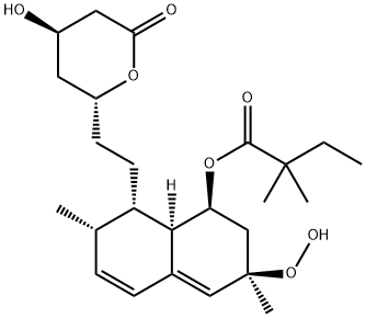 3(R)-Hydroperoxy Simvastatin Struktur