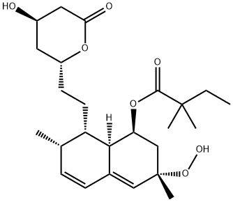 3（S）-过氧羟基辛伐他汀, 1092716-44-3, 结构式