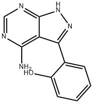 2-(4-AMino-1H-pyrazolo[3,4-d]pyriMidin-3-yl)-phenol Structure