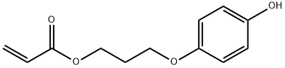 Acrylic acid 3-(4-hydroxy-phenoxy)propyl ester Struktur