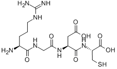 Arg-Gly-Asp-Cys, 109292-46-8, 结构式