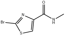 2-BroMo-N-Methyl-1,3-thiazole-4-carboxaMide Structure