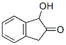 1,3-ジヒドロ-1-ヒドロキシ-2H-インデン-2-オン 化学構造式