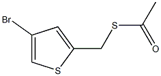 2-(AcetylthioMethyl)-4-broMothiophene Struktur