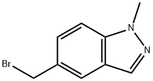 5-(bromomethyl)-1-methyl-1H-indazole Structure