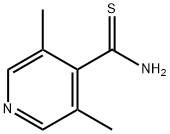 3,5-Dimethylthioisonicotinamide Structure