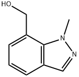 7-Hydroxymethyl-1-methylindazole Struktur
