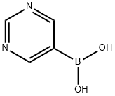 5-Pyrimidinylboronic acid Structure