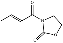 3-[(E)-2-BUTENOYL]-1,3-OXAZOLIDIN-2-ONE Structure