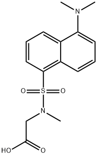 丹磺基肌氨酸, 1093-96-5, 结构式