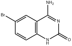 4-氨基-6-溴-2(1H)-喹唑啉酮, 1093201-96-7, 结构式