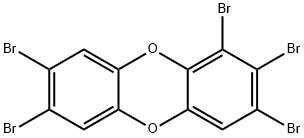 1,2,3,7,8-PENTABROMODIBENZO-P-DIOXIN Structure