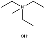 三乙基甲基氢氧化铵 溶液, 109334-81-8, 结构式