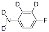 4-Fluoroaniline--d4, 1093659-81-4, 结构式