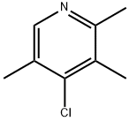 4-氯-2,3,5-三甲基吡啶 结构式