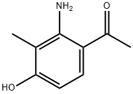 1-(2-氨基-4-羟基-3-甲基苯基)乙酮 结构式