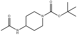 tert-Butyl 4-acetaMidopiperidin-1-carboxylate Structure