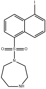 1-[(5-IODONAPHTHALEN-1-YL)SULFONYL]-1,5-DIAZEPANE, 109376-83-2, 结构式