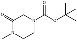 1-甲基-4-BOC-哌嗪酮, 109384-26-1, 结构式