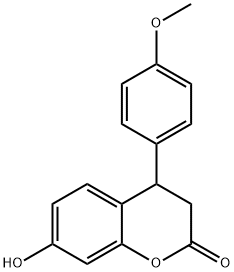 7-羟基-4-(4-甲氧基苯基)苯并二氢吡喃-2-酮,109386-28-9,结构式