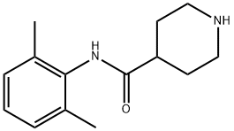 N-(2,6-dimethylphenyl)piperidine-4-carboxamide Struktur