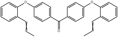 4,4'-BIS[2-(1-PROPENYL)PHENOXY]BENZOPHENONE Structure