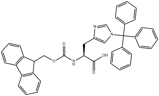 Fmoc-His(Trt)-OH Struktur