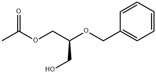 1,?3-?Propanediol, 2-?(phenylmethoxy)?-?, 1-?acetate, (2S)?- Structure