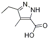 3-ethyl-4-methyl-1H-pyrazole-5-carboxylic acid(SALTDATA: FREE) Structure