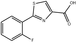 2-(2-fluorophenyl)thiazole-4-carboxylic acid Structure
