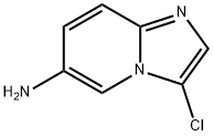 6-アミノ-3-クロロイミダゾ[1,2-A]ピリジン 化学構造式