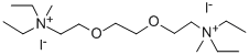 (Ethylenebis(oxyethylene))bis(diethylmethylammonium iodide) Structure