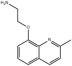 2-[(2-methyl-8-quinolinyl)oxy]ethanamine(SALTDATA: 2.2HCl 0.7H2O) Struktur