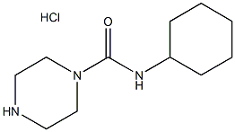 N-cyclohexylpiperazine-1-carboxamide hydrochloride Structure