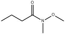 N-甲氧基-N-甲基丁酰胺, 109480-78-6, 结构式