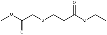 3-((2-甲氧基-2-羰基乙基)硫代)丙酸乙酯, 109483-00-3, 结构式