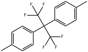 2,2-ビス(4-メチルフェニル)ヘキサフルオロプロパン 化学構造式