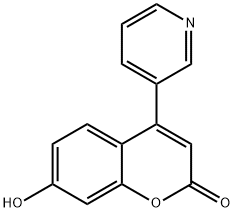 7-HYDROXY-4-(3-PYRIDYL)COUMARIN
Structure