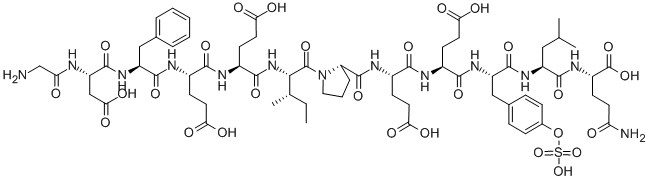 HIRUDIN (54-65) (SULFATED), 109528-49-6, 结构式