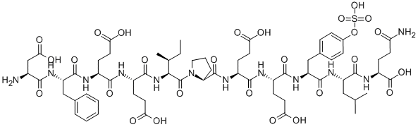 HIRUDIN (55-65) (SULFATED) 化学構造式