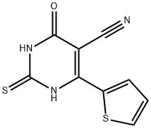2-MERCAPTO-6-OXO-4-(2-THIENYL)-1,6-DIHYDROPYRIMIDINE-5-CARBONITRILE|4-氧代-6-(噻吩-2-基)-2-硫代-1,2,3,4-四氢嘧啶-5-腈