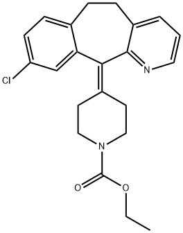 8-Dechloro-9-chloro Loratadine Struktur