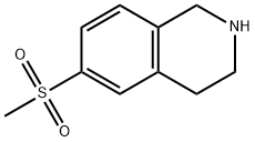1,2,3,4-四氢-6-(甲磺酰基)异喹啉, 1095751-03-3, 结构式