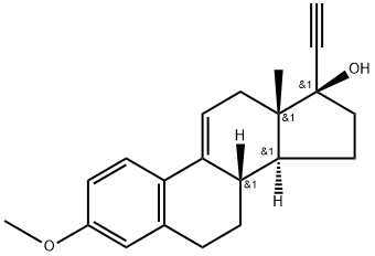 9(11)-デヒドロメストラノール 化学構造式