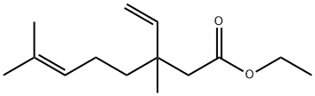 3,7-二甲基-1,6-壬二烯-3-醇醋酸酯 结构式