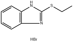 2-(乙基硫基)-1H-1,3-苯并二唑氢溴酸盐, 109628-14-0, 结构式