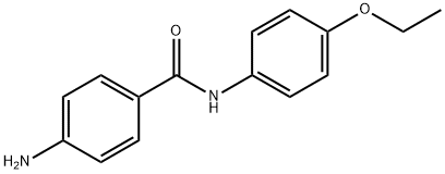 4-氨基-N-(4-乙氧基苯基)苯甲酰胺 结构式